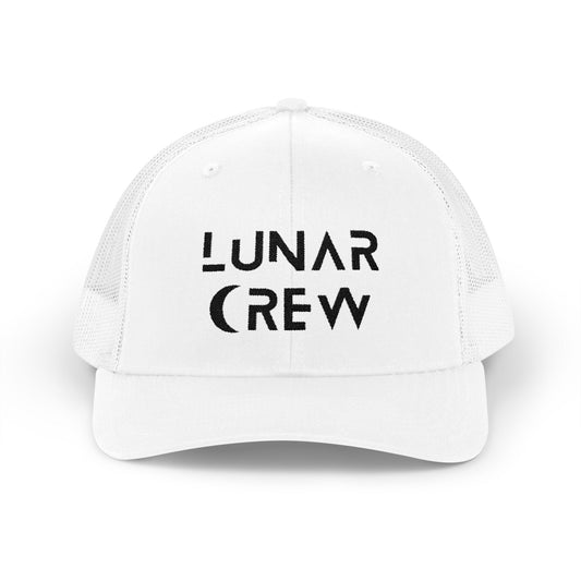 Lunar Crew Trucker Cap | Black Logo