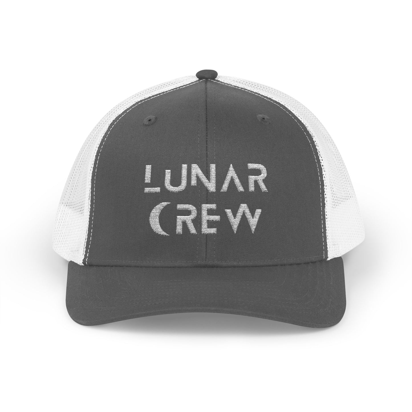 Lunar Crew Trucker Cap | White Logo