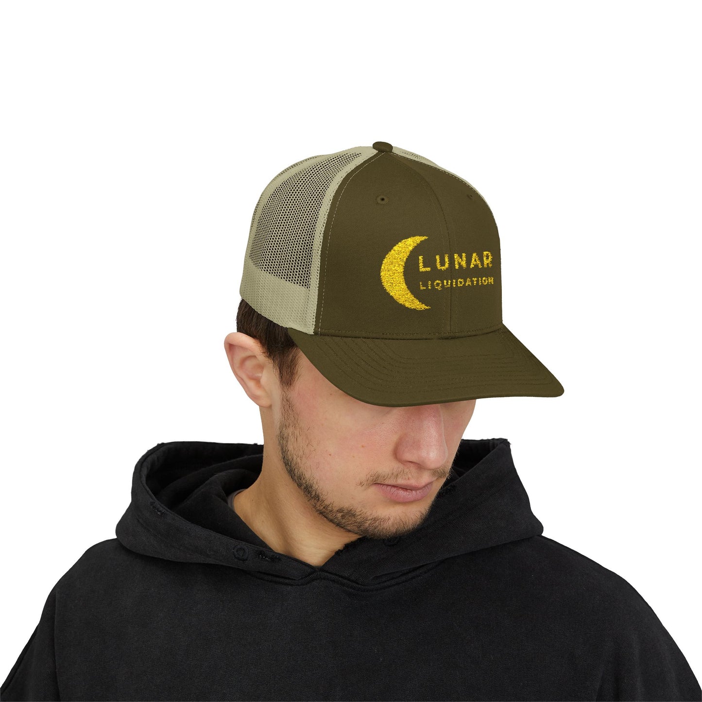 Lunar Trucker Cap | Gold Logo