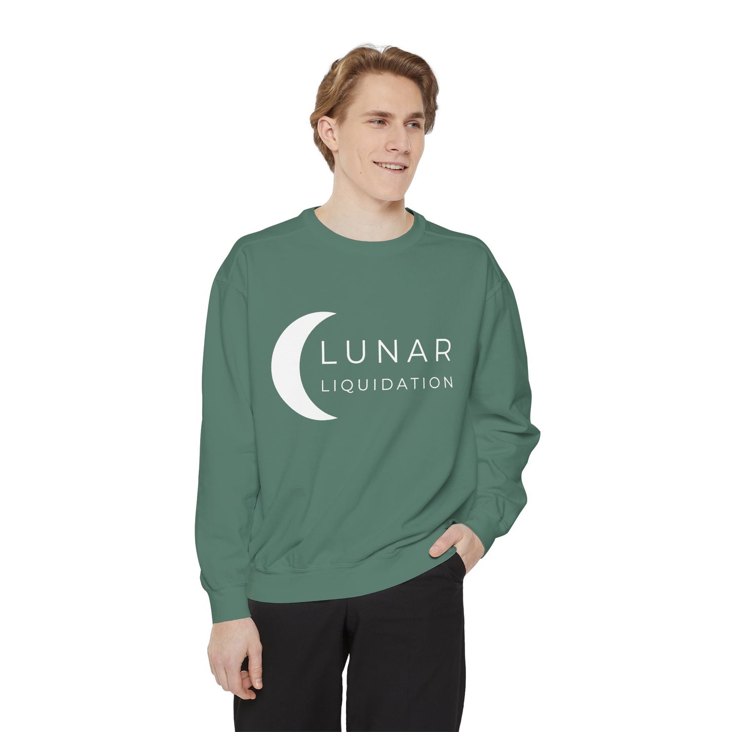 Lunar 'Scan Me' Sweatshirt by Comfort Colors | White Logo