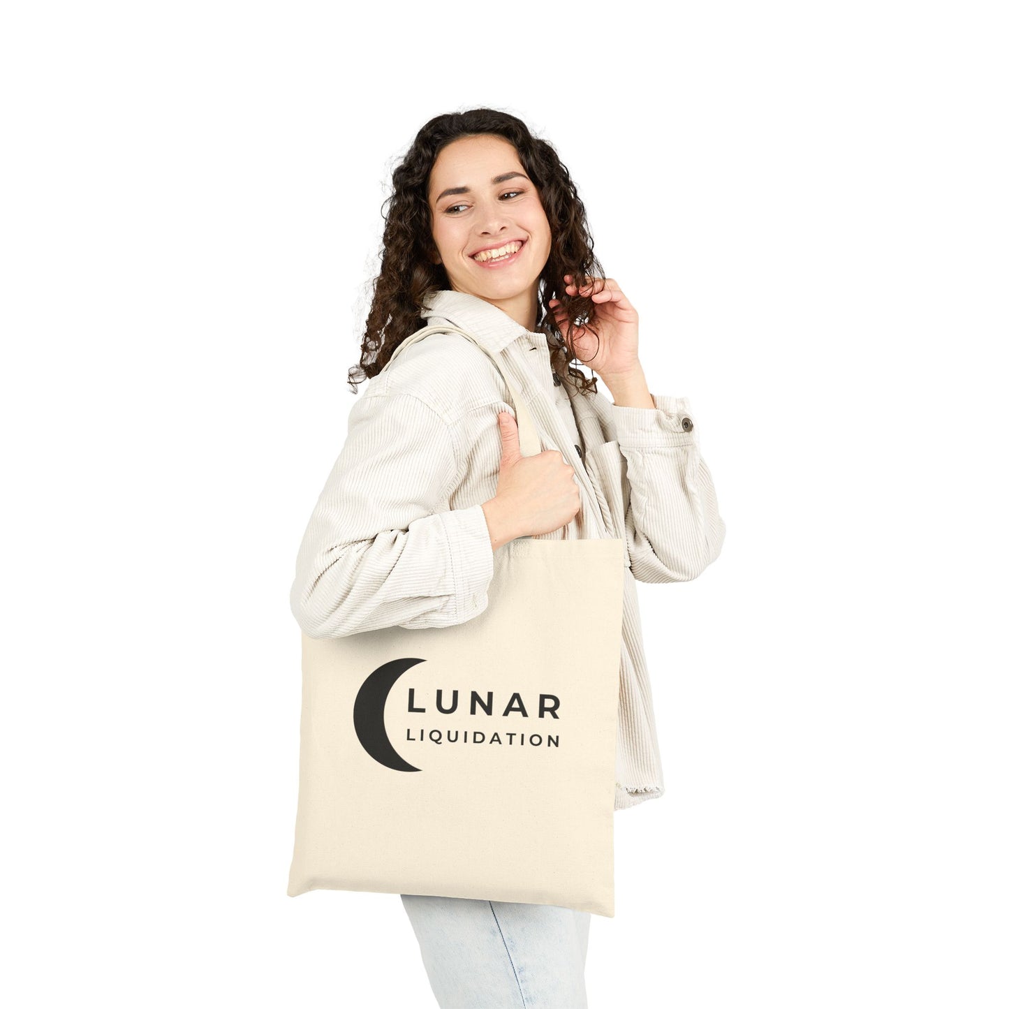 Lunar Liquidation Canvas Tote