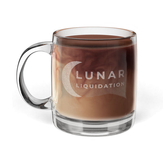 Lunar Engraved Glass Coffee Mug