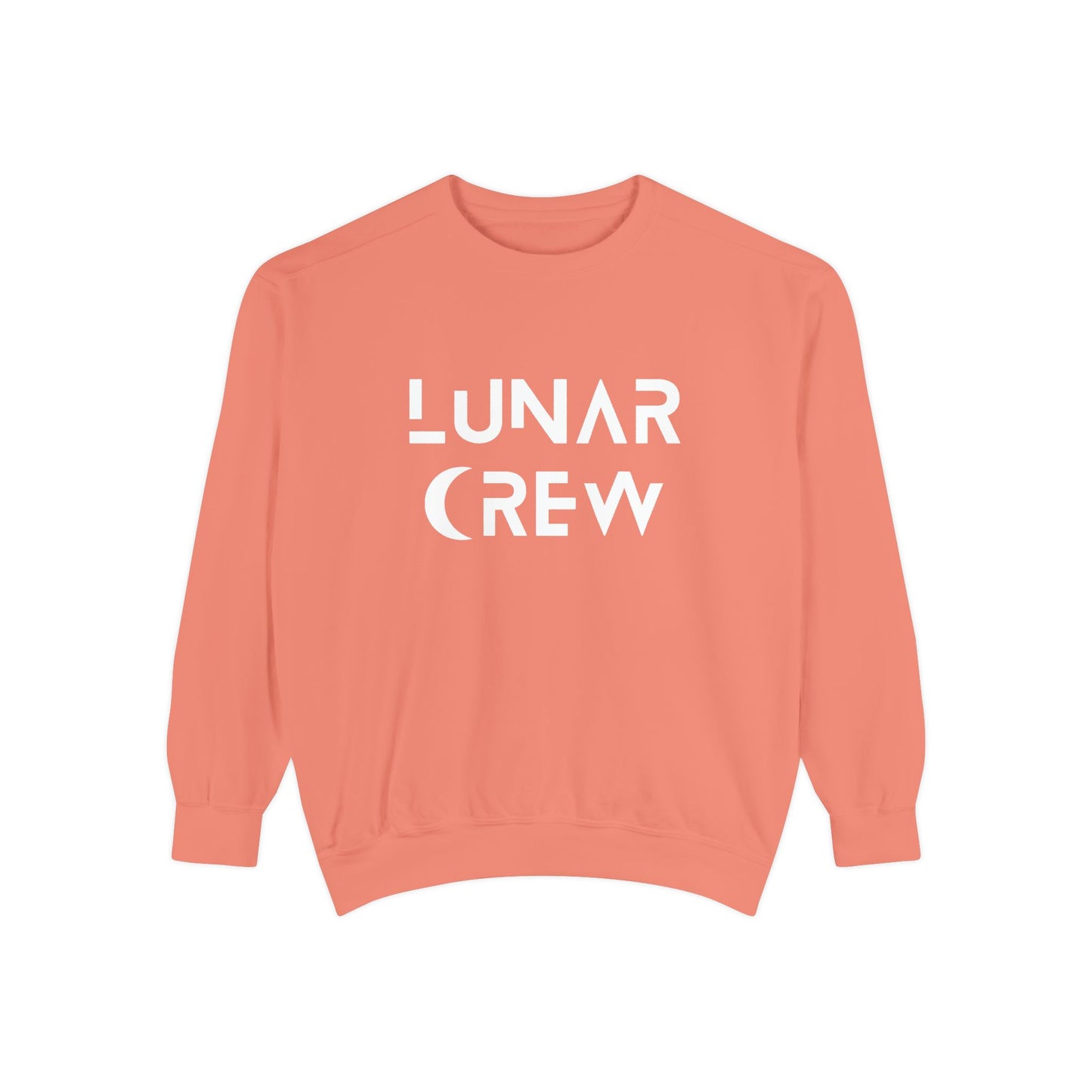Lunar Crew Sweatshirt by Comfort Colors | White Logo