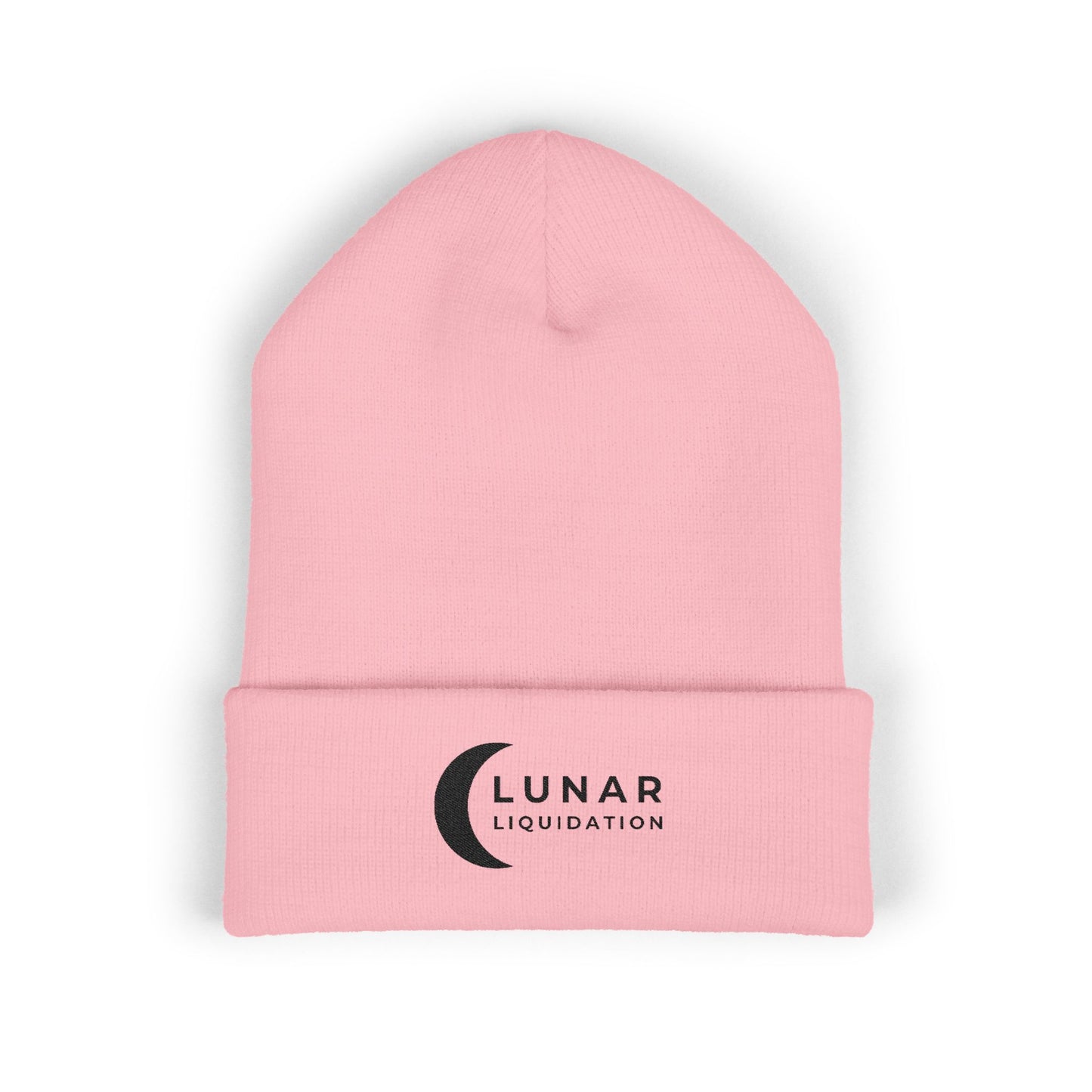 Lunar Cuffed Beanie | Black Logo