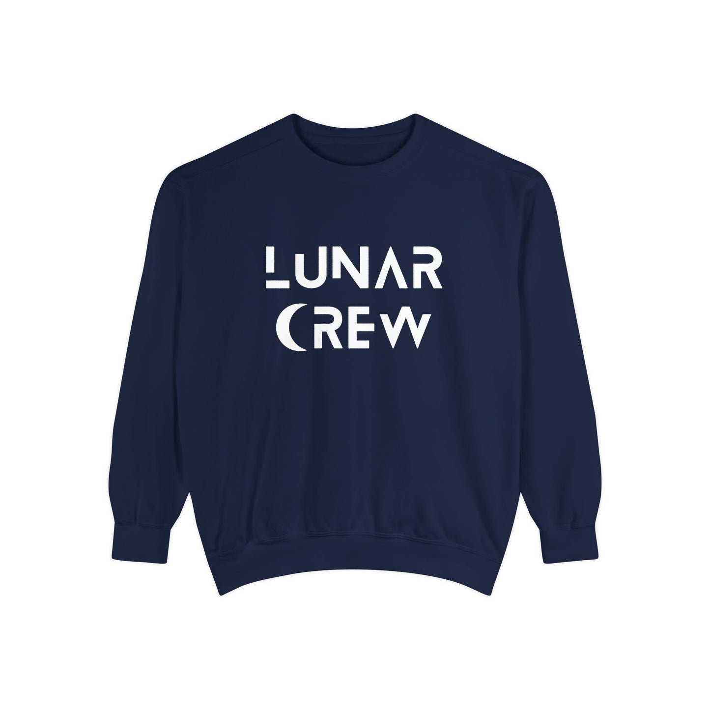 Lunar Crew Sweatshirt by Comfort Colors | White Logo