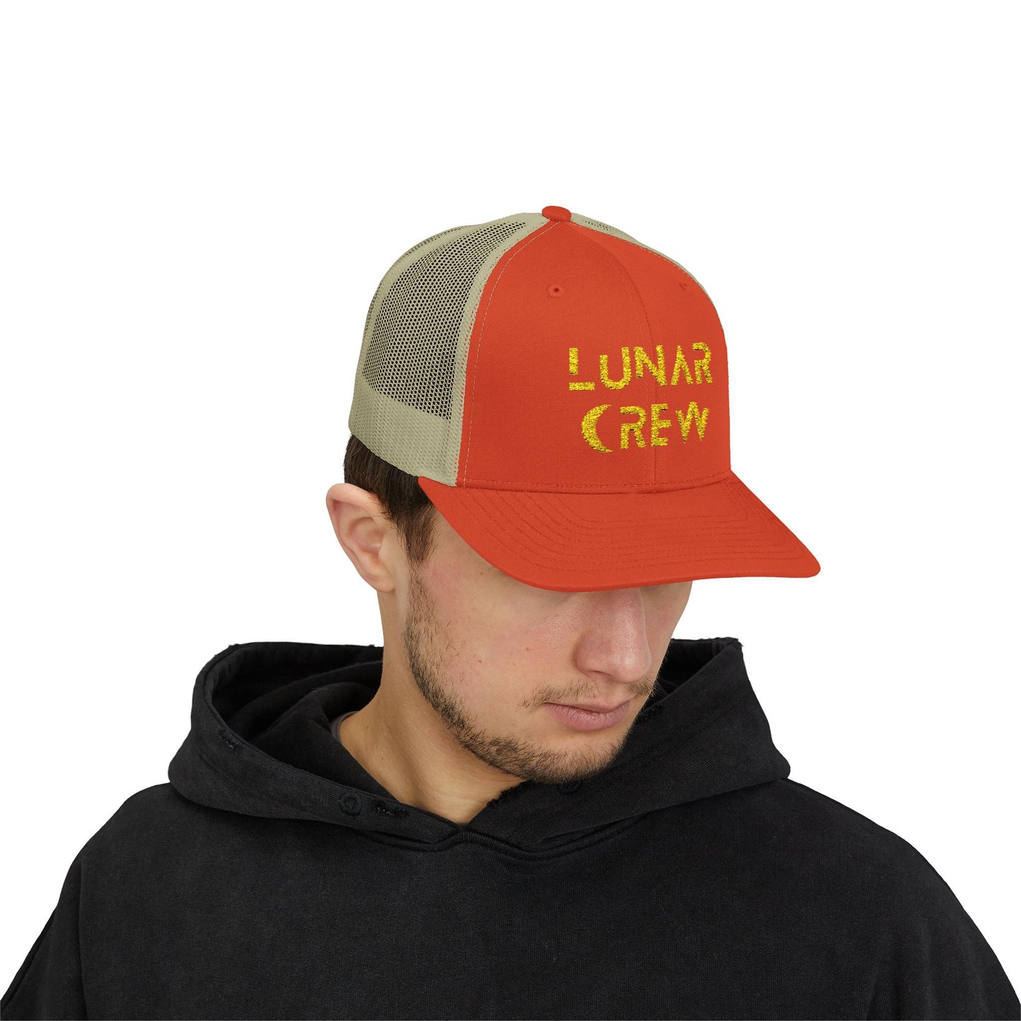 Lunar Crew Trucker Cap | Gold Logo