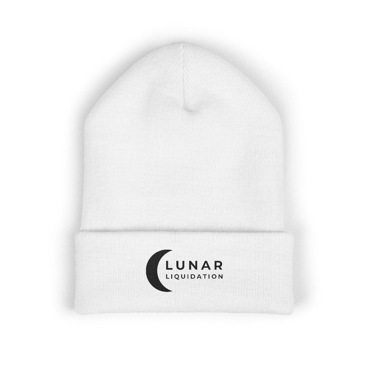 Lunar Cuffed Beanie | Black Logo