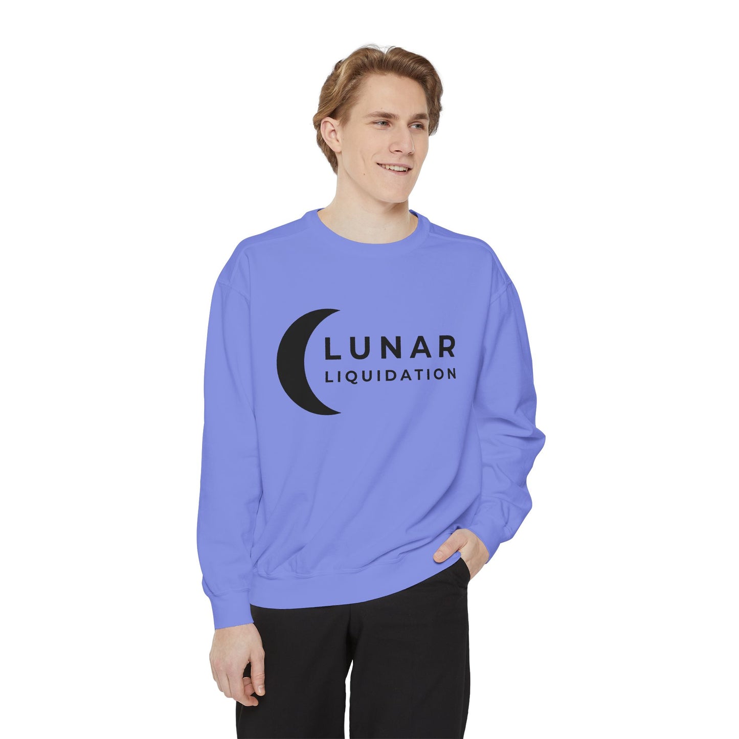 Lunar 'Scan Me' Sweatshirt by Comfort Colors | Black Logo