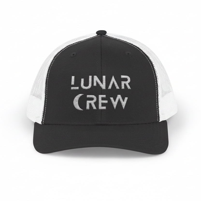 Lunar Crew Trucker Cap | White Logo