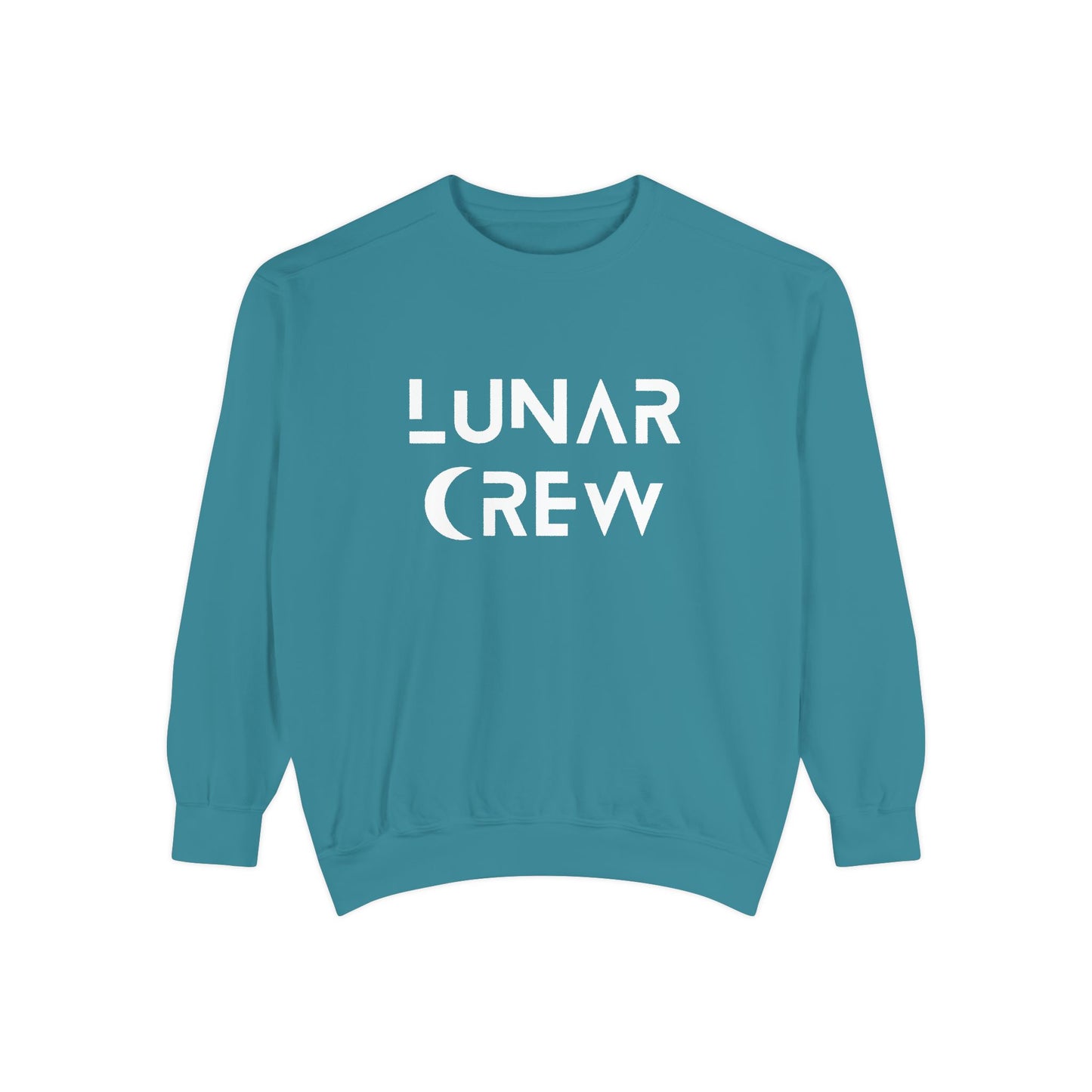 Lunar Crew Sweatshirt by Comfort Colors | White Logo