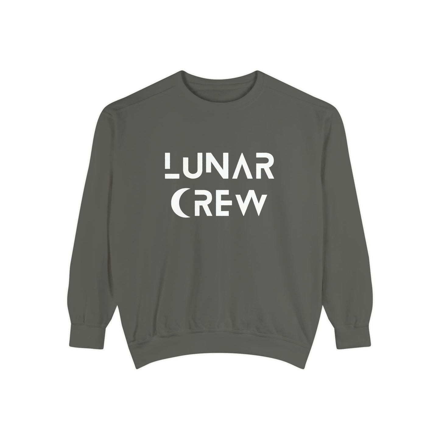 Lunar Crew Sweatshirt by Comfort Colors | White Logo