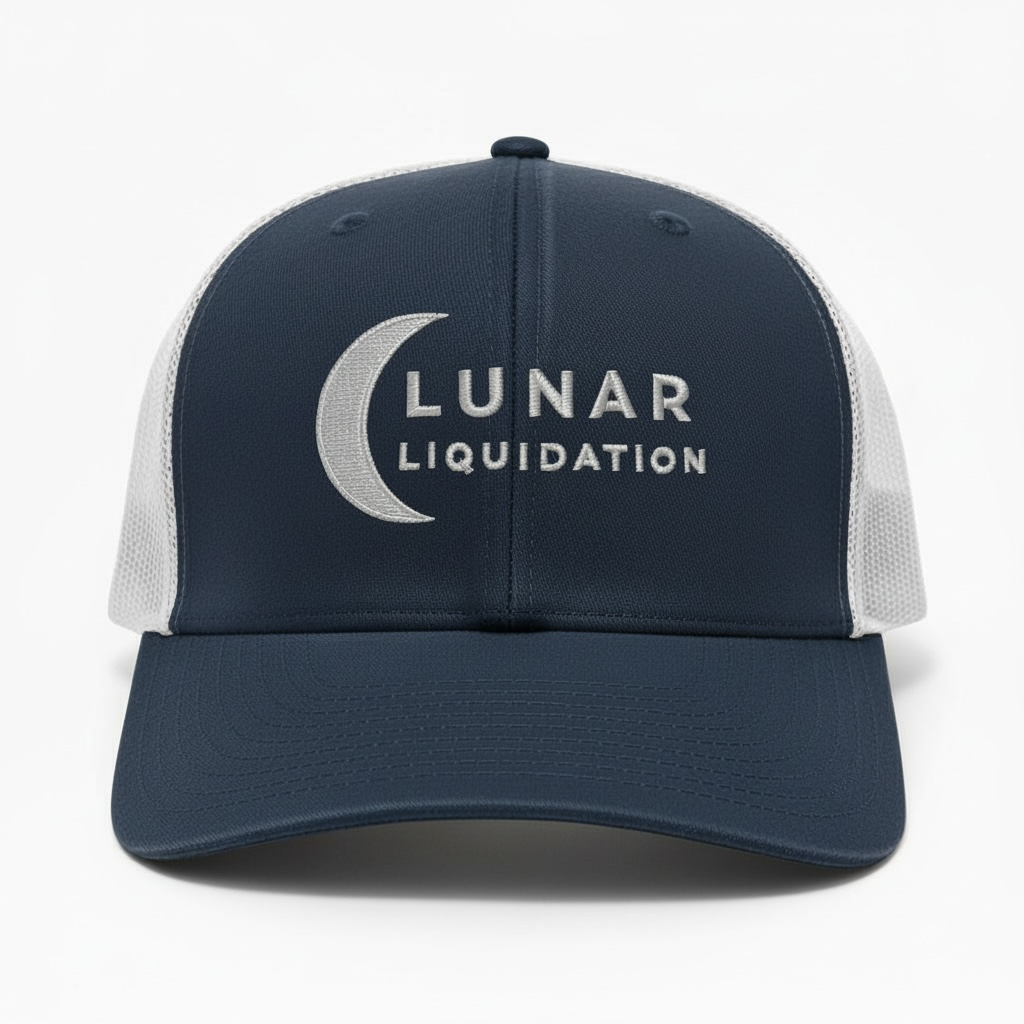 Lunar Trucker Cap | White Logo